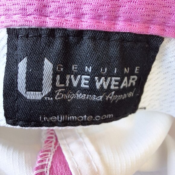 Headsweats Live Ultimate White & Pink Running Hat Cap Healthy Happy - Picture 11 of 11